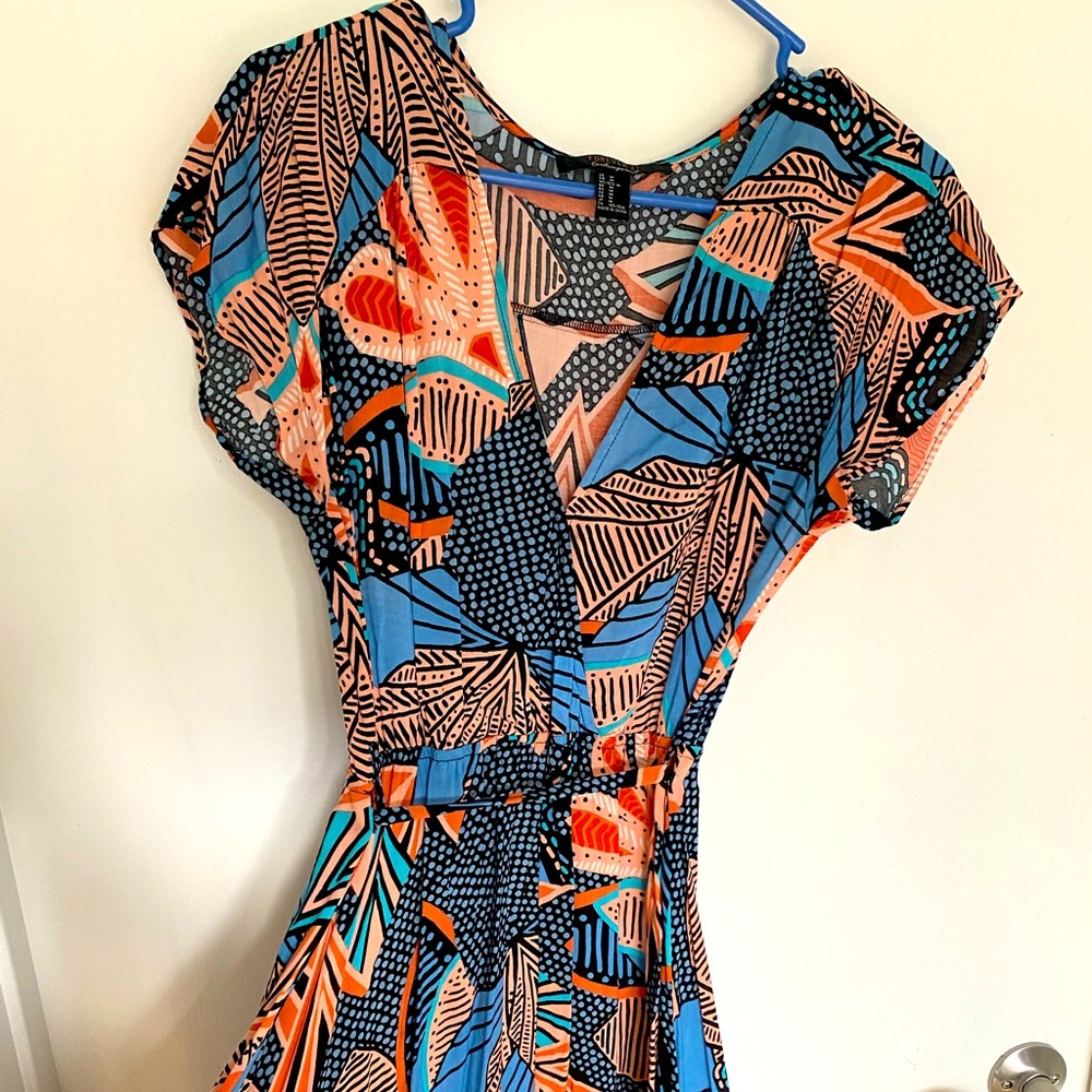 Abstract maxi dress